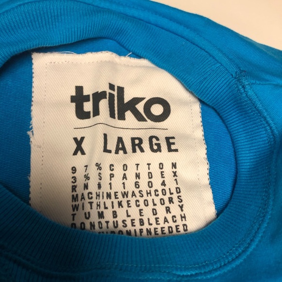 Teal Triko Crewneck sweatshirt XL - Picture 3 of 4